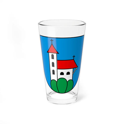 CHE Fluehli COA (Switzerland) (Coat of Arms) Pint Glass 16oz 16oz - Go Mug Yourself