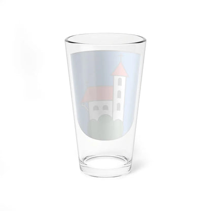 CHE Fluehli COA (Switzerland) (Coat of Arms) Pint Glass 16oz - Go Mug Yourself