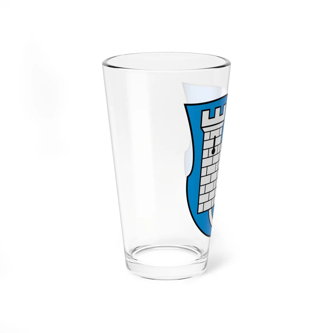 CHE Fribourg COA Var (Switzerland) (Coat of Arms) Pint Glass 16oz - Go Mug Yourself