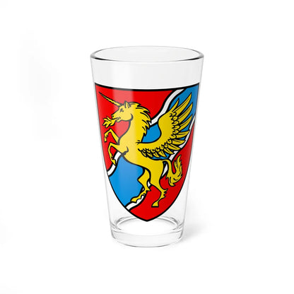 CHE Gachnang COA (Switzerland) (Coat of Arms) Pint Glass 16oz 16oz - Go Mug Yourself