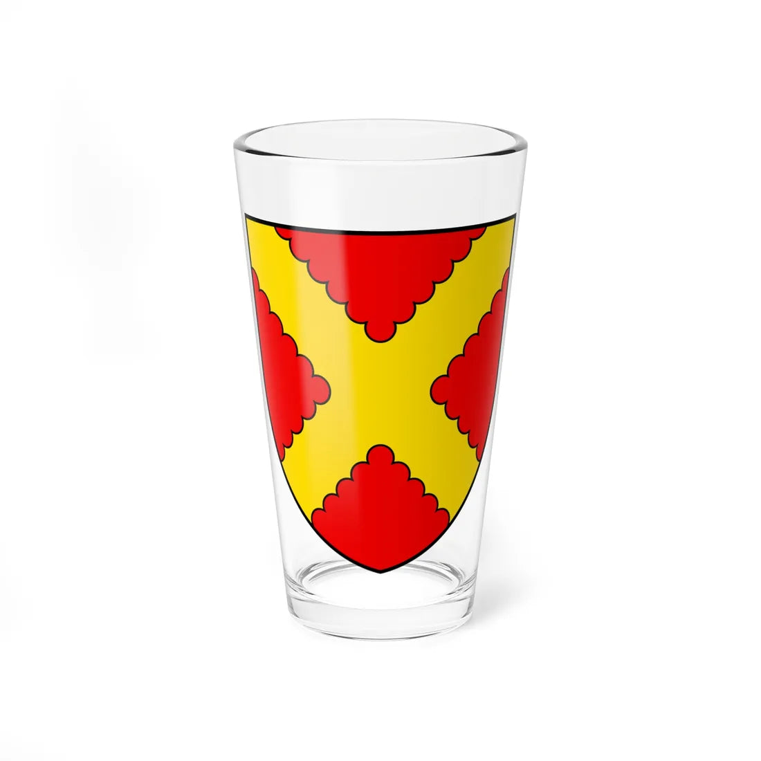 CHE Genthod COA (Switzerland) (Coat of Arms) Pint Glass 16oz 16oz - Go Mug Yourself