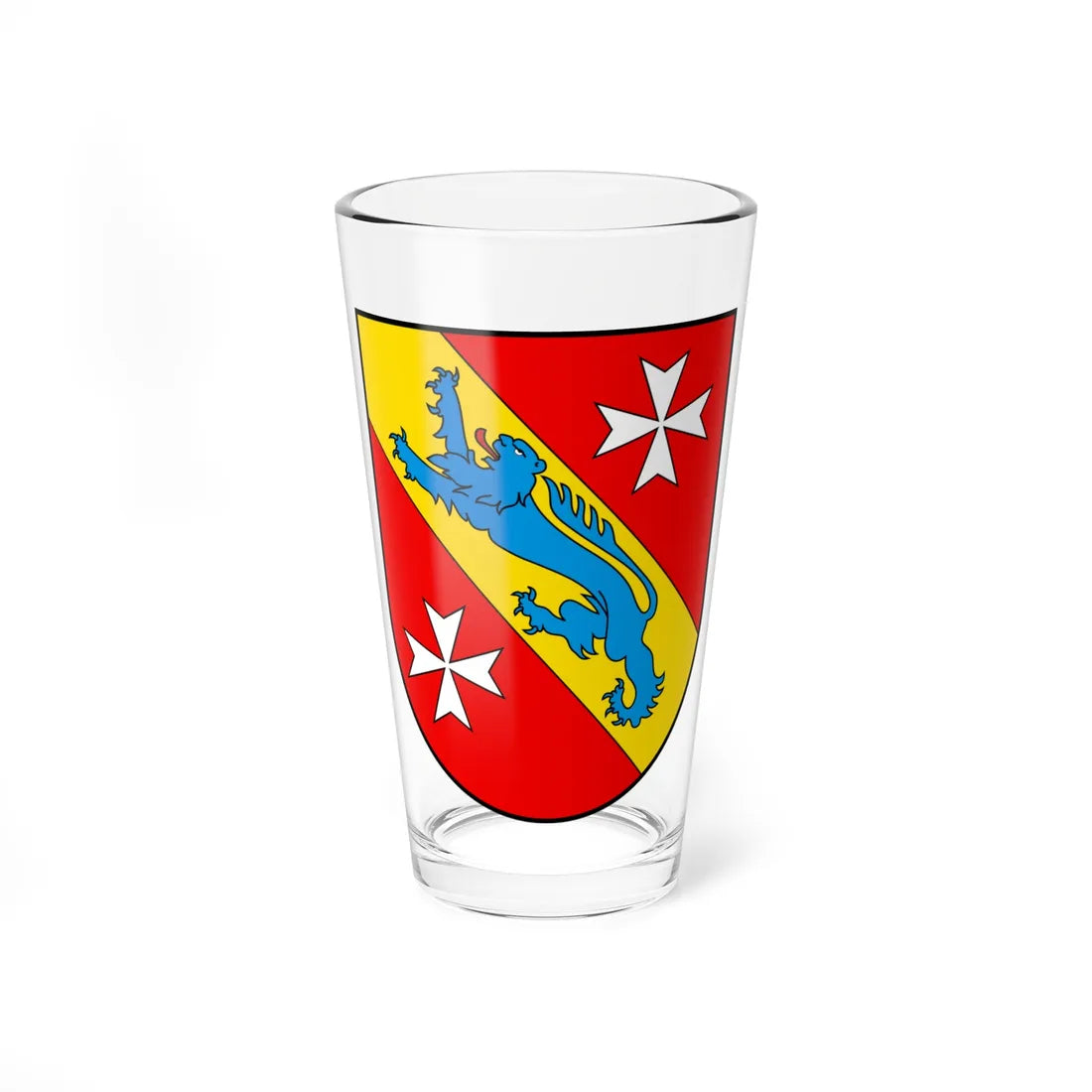 CHE Gibloux COA (Switzerland) (Coat of Arms) Pint Glass 16oz 16oz - Go Mug Yourself