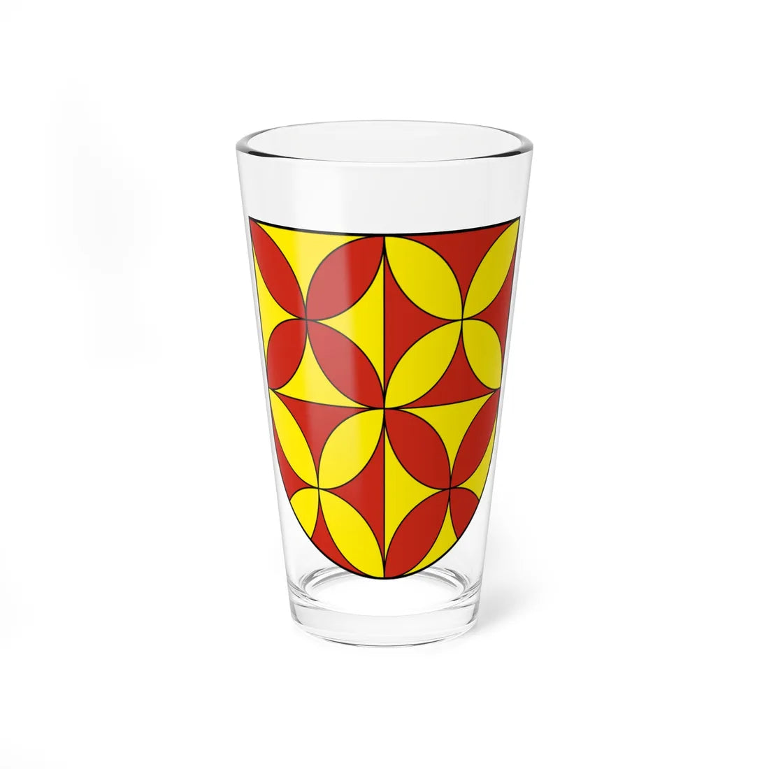 CHE Giffers COA (Switzerland) (Coat of Arms) Pint Glass 16oz - Go Mug Yourself