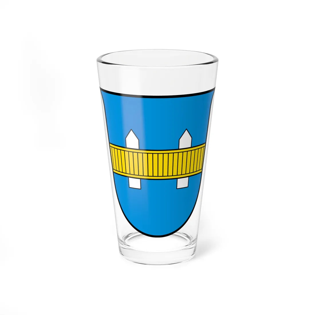 CHE Gisikon COA 2 (Switzerland) (Coat of Arms) Pint Glass 16oz 16oz - Go Mug Yourself