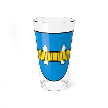 CHE Gisikon COA 2 (Switzerland) (Coat of Arms) Pint Glass 16oz 16oz - Go Mug Yourself