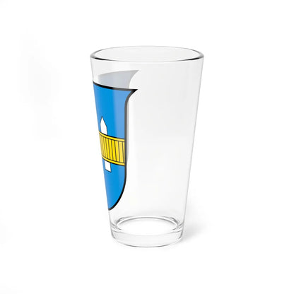 CHE Gisikon COA 2 (Switzerland) (Coat of Arms) Pint Glass 16oz - Go Mug Yourself