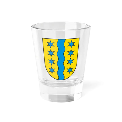 CHE Glarus Nord COA (Switzerland) (Coat of Arms) Shot Glass 1.5oz 1.5oz - Go Mug Yourself