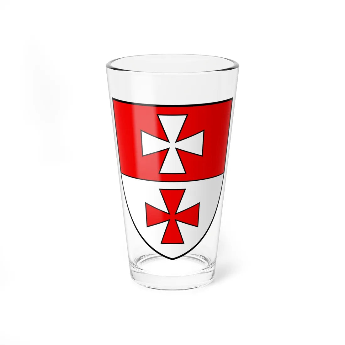 CHE Goms COA (Switzerland) (Coat of Arms) Pint Glass 16oz 16oz - Go Mug Yourself
