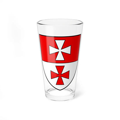 CHE Goms COA (Switzerland) (Coat of Arms) Pint Glass 16oz 16oz - Go Mug Yourself