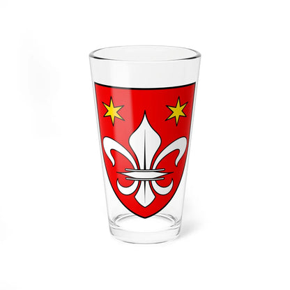 CHE Grimisuat COA (Switzerland) (Coat of Arms) Pint Glass 16oz 16oz - Go Mug Yourself