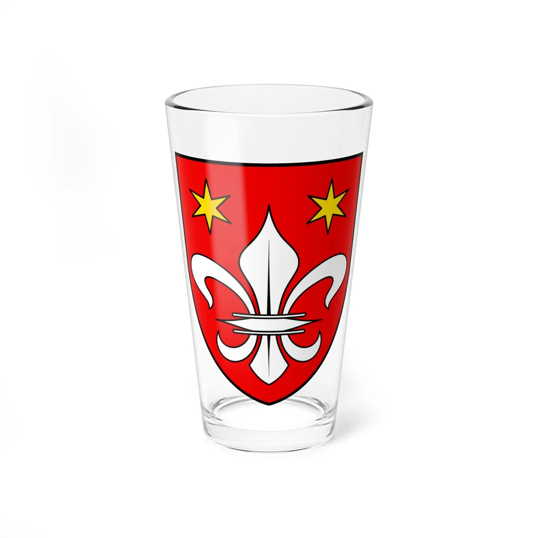 CHE Grimisuat COA (Switzerland) (Coat of Arms) Pint Glass 16oz - Go Mug Yourself