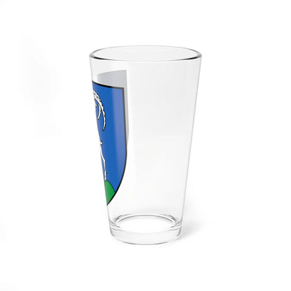 CHE Grône COA (Switzerland) (Coat of Arms) Pint Glass 16oz - Go Mug Yourself