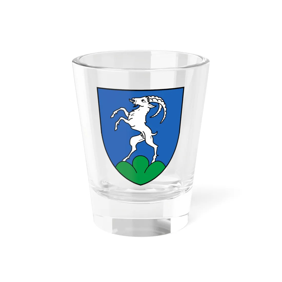 CHE Grône COA (Switzerland) (Coat of Arms) Shot Glass 1.5oz 1.5oz - Go Mug Yourself