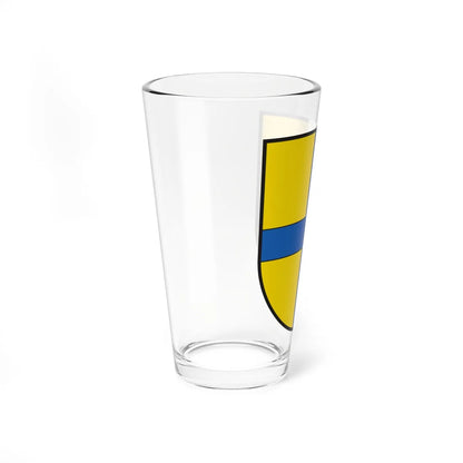 CHE Grüsch COA (Switzerland) (Coat of Arms) Pint Glass 16oz - Go Mug Yourself