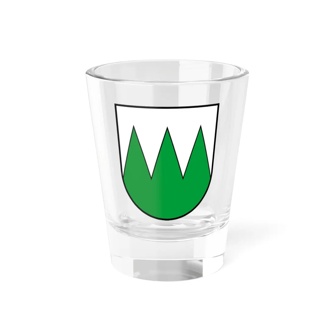 CHE Hemberg COA (Switzerland) (Coat of Arms) Shot Glass 1.5oz 1.5oz - Go Mug Yourself