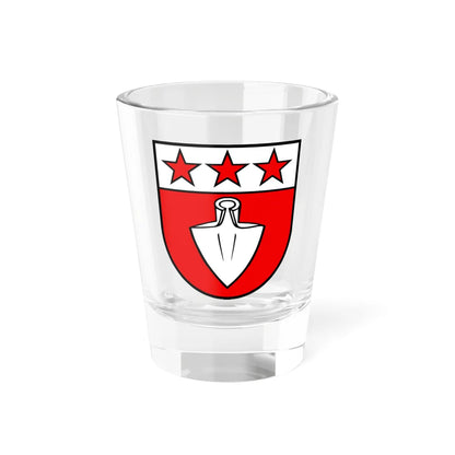 CHE Hornussen COA (Switzerland) (Coat of Arms) Shot Glass 1.5oz 1.5oz - Go Mug Yourself