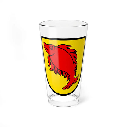 CHE Horw COA 2025 (Switzerland) (Coat of Arms) Pint Glass 16oz 16oz - Go Mug Yourself