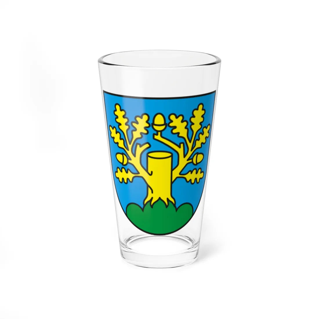 CHE Härkingen COA (Switzerland) (Coat of Arms) Pint Glass 16oz - Go Mug Yourself