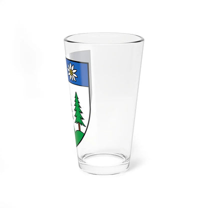 CHE Icogne COA (Switzerland) (Coat of Arms) Pint Glass 16oz - Go Mug Yourself