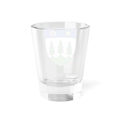 CHE Icogne COA (Switzerland) (Coat of Arms) Shot Glass 1.5oz - Go Mug Yourself