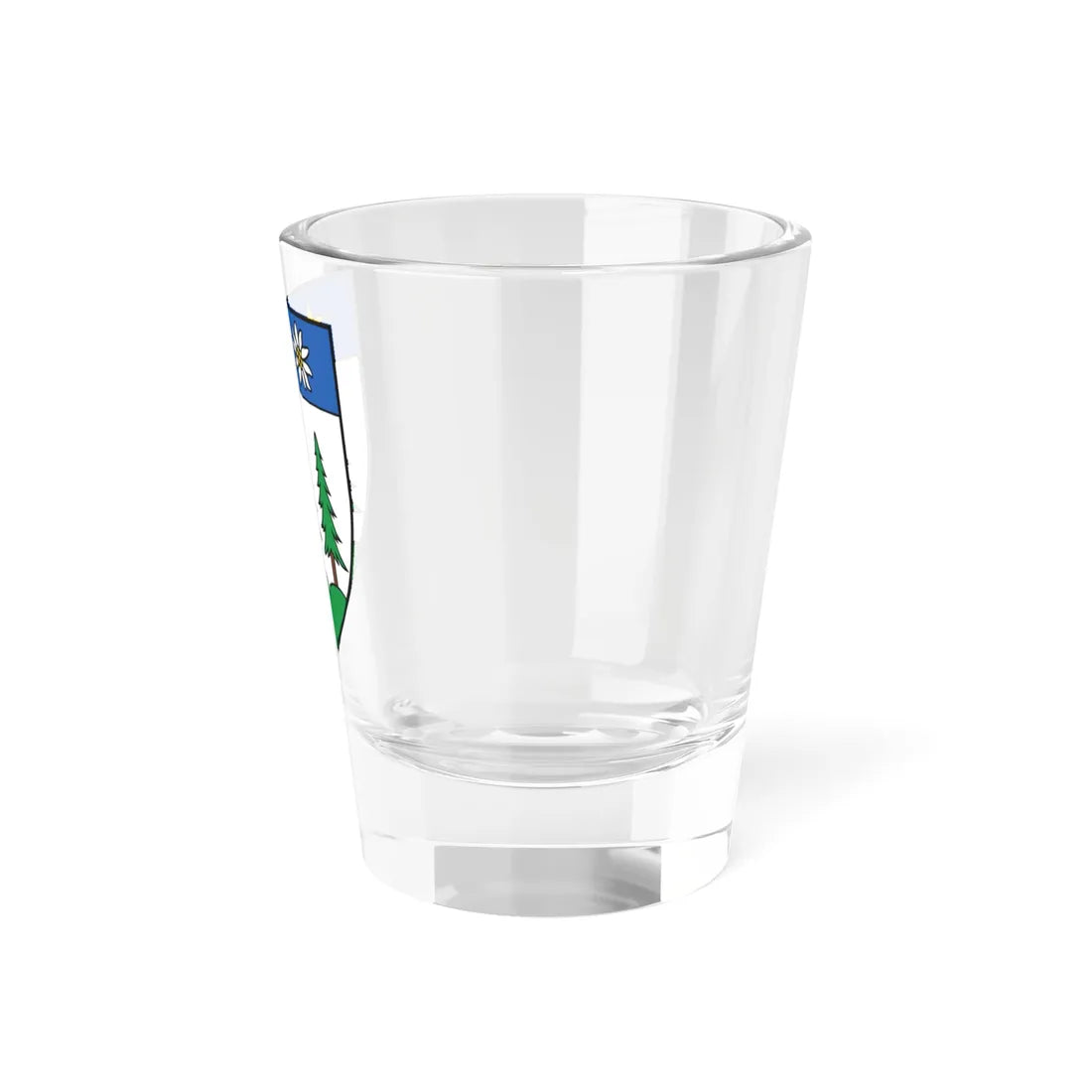 CHE Icogne COA (Switzerland) (Coat of Arms) Shot Glass 1.5oz - Go Mug Yourself