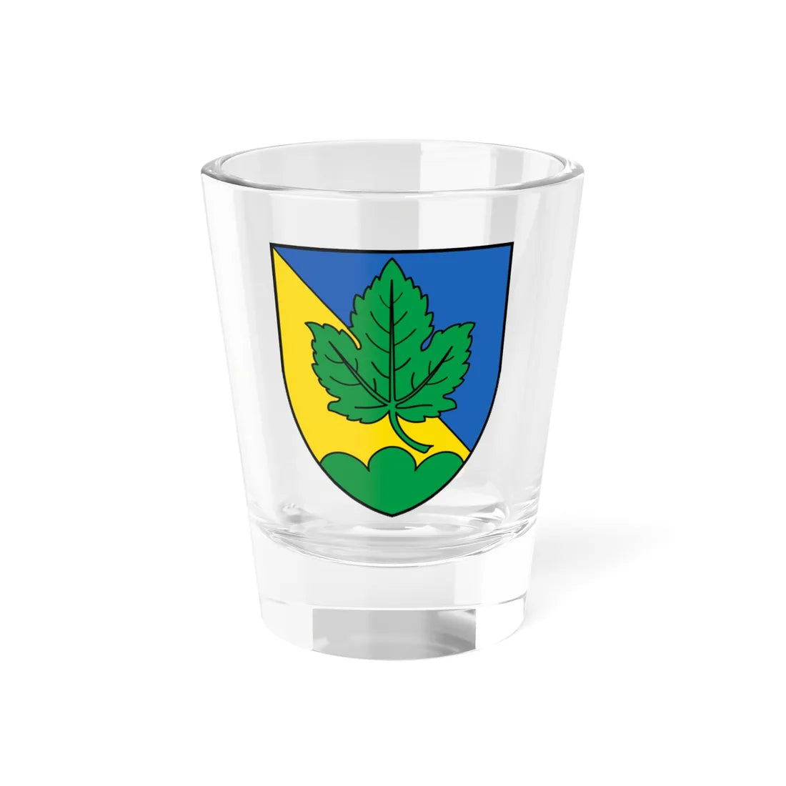 CHE Isérables COA (Switzerland) (Coat of Arms) Shot Glass 1.5oz 1.5oz - Go Mug Yourself