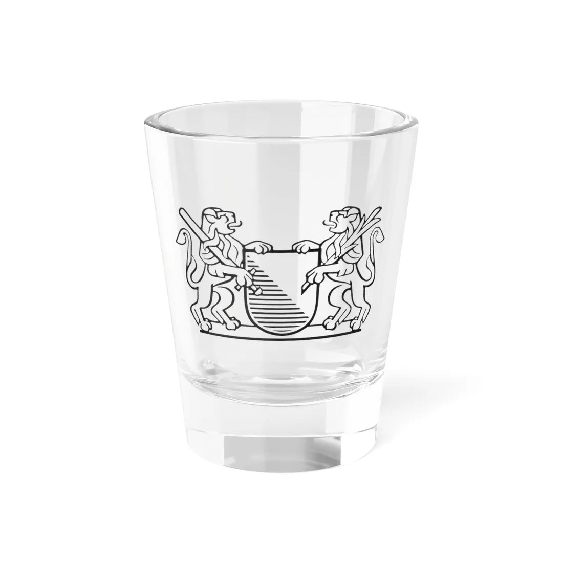 CHE Kanton Zürich Logo (Switzerland) (Coat of Arms) Shot Glass 1.5oz 1.5oz - Go Mug Yourself