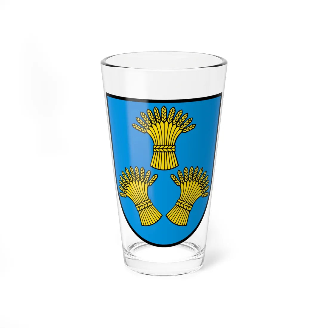 CHE Kerns COA (Switzerland) (Coat of Arms) Pint Glass 16oz 16oz - Go Mug Yourself