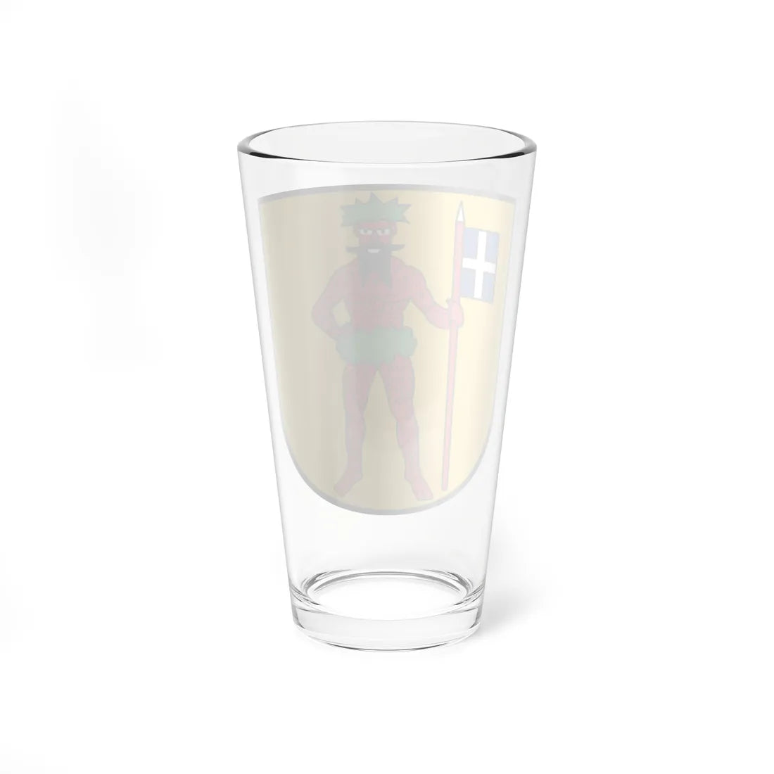 CHE Klosters-Serneus COA (Switzerland) (Coat of Arms) Pint Glass 16oz - Go Mug Yourself