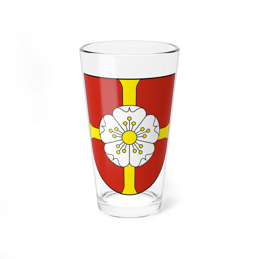 CHE La Baroche COA (Switzerland) (Coat of Arms) Pint Glass 16oz 16oz - Go Mug Yourself