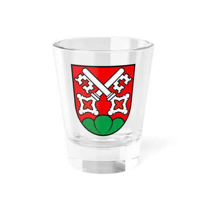 CHE La Neuveville District COA (Switzerland) (Coat of Arms) Shot Glass 1.5oz 1.5oz - Go Mug Yourself