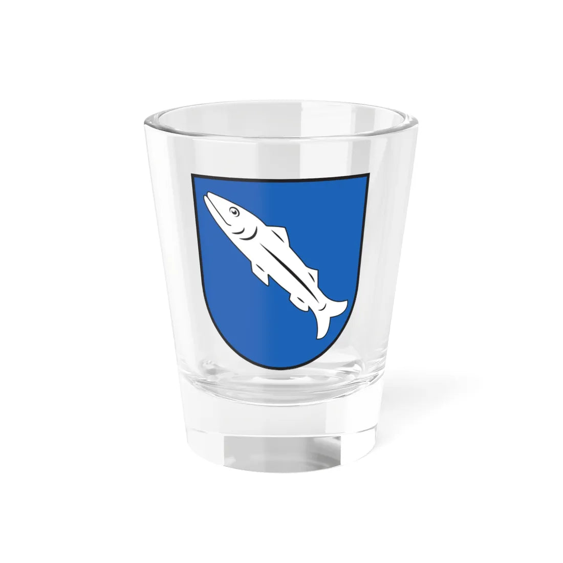CHE Laax COA (Switzerland) (Coat of Arms) Shot Glass 1.5oz 1.5oz - Go Mug Yourself