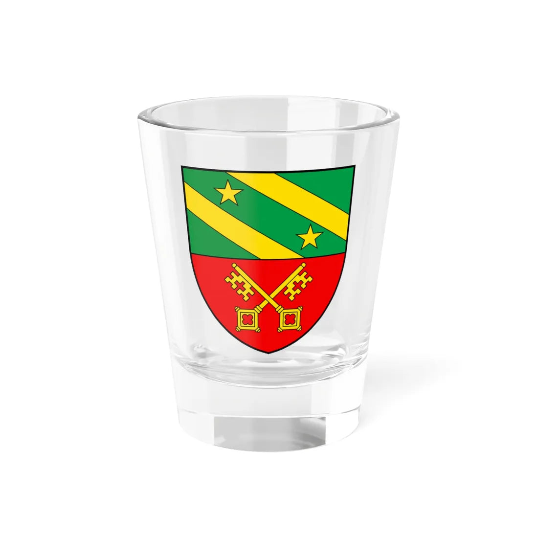 CHE Lancy COA (Switzerland) (Coat of Arms) Shot Glass 1.5oz 1.5oz - Go Mug Yourself