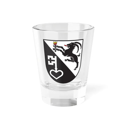 CHE Landquart COA (Switzerland) (Coat of Arms) Shot Glass 1.5oz 1.5oz - Go Mug Yourself