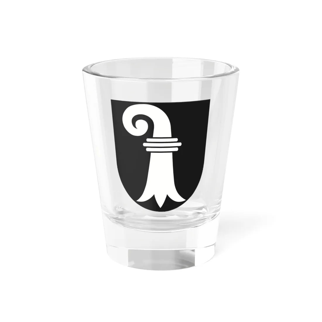 CHE Laufen BL official COA (Switzerland) (Coat of Arms) Shot Glass 1.5oz 1.5oz - Go Mug Yourself