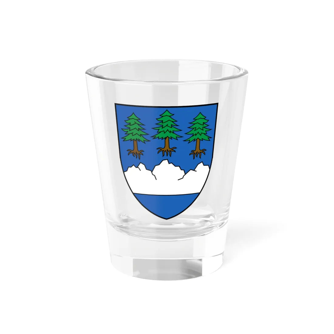 CHE Lax COA (Switzerland) (Coat of Arms) Shot Glass 1.5oz 1.5oz - Go Mug Yourself