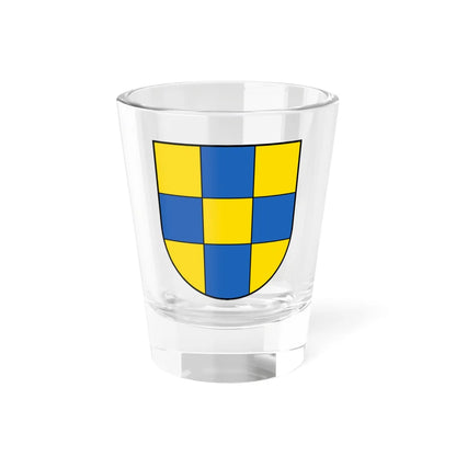 CHE Le Châtelard FR COA (Switzerland) (Coat of Arms) Shot Glass 1.5oz 1.5oz - Go Mug Yourself