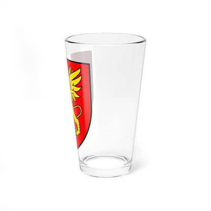 CHE Leuk COA (Switzerland) (Coat of Arms) Pint Glass 16oz - Go Mug Yourself