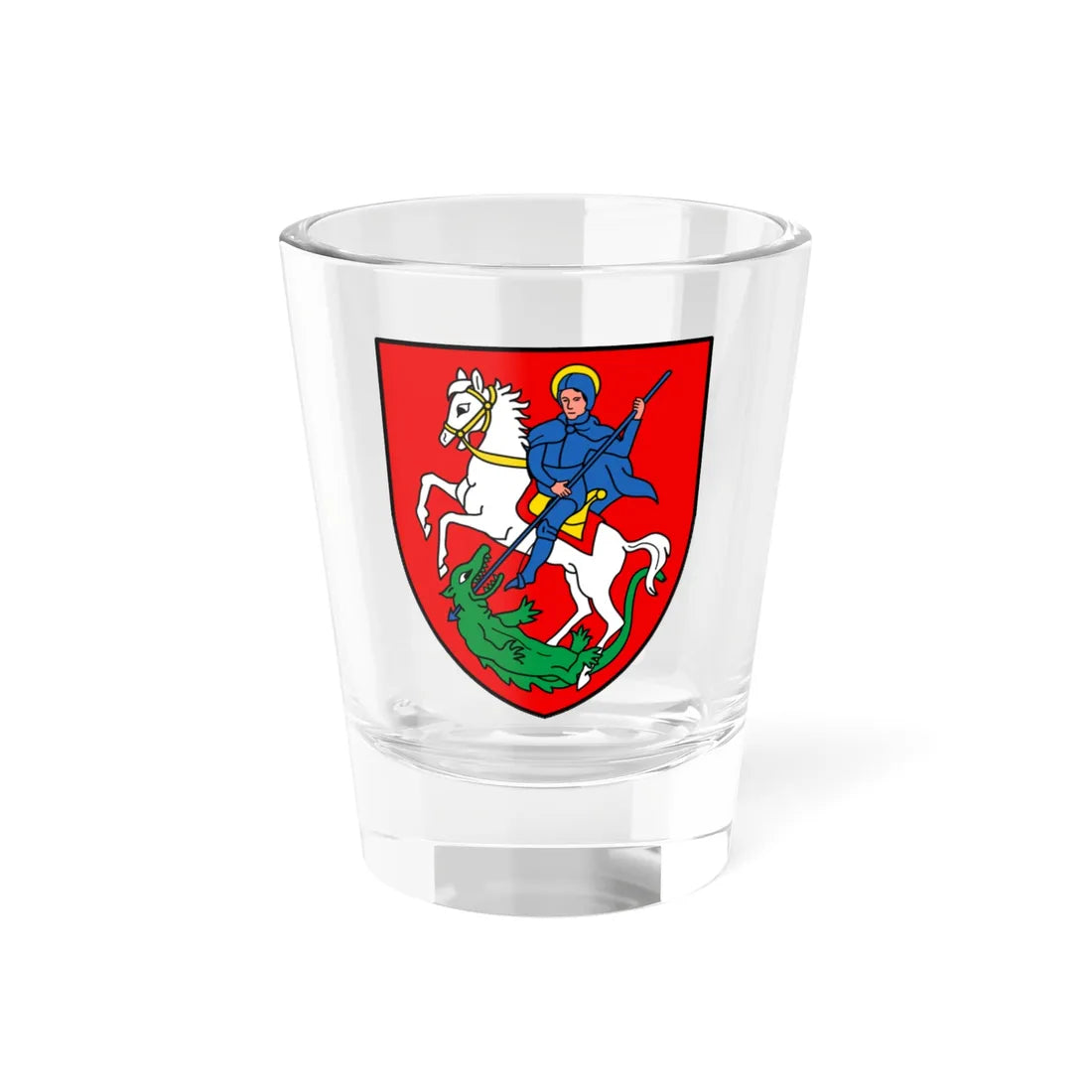 CHE Liddes COA (Switzerland) (Coat of Arms) Shot Glass 1.5oz 1.5oz - Go Mug Yourself