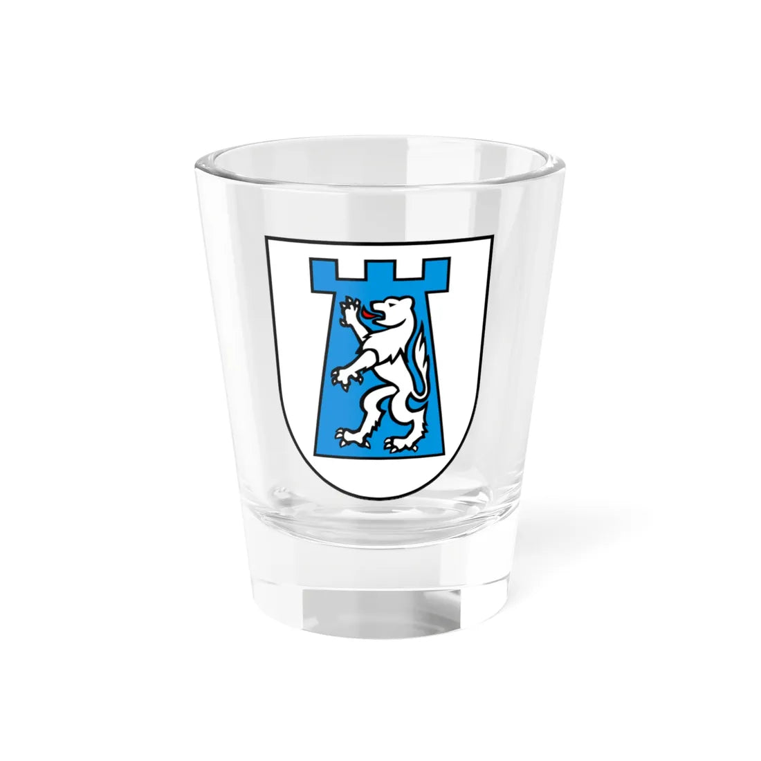 CHE Losone COA (Switzerland) (Coat of Arms) Shot Glass 1.5oz 1.5oz - Go Mug Yourself