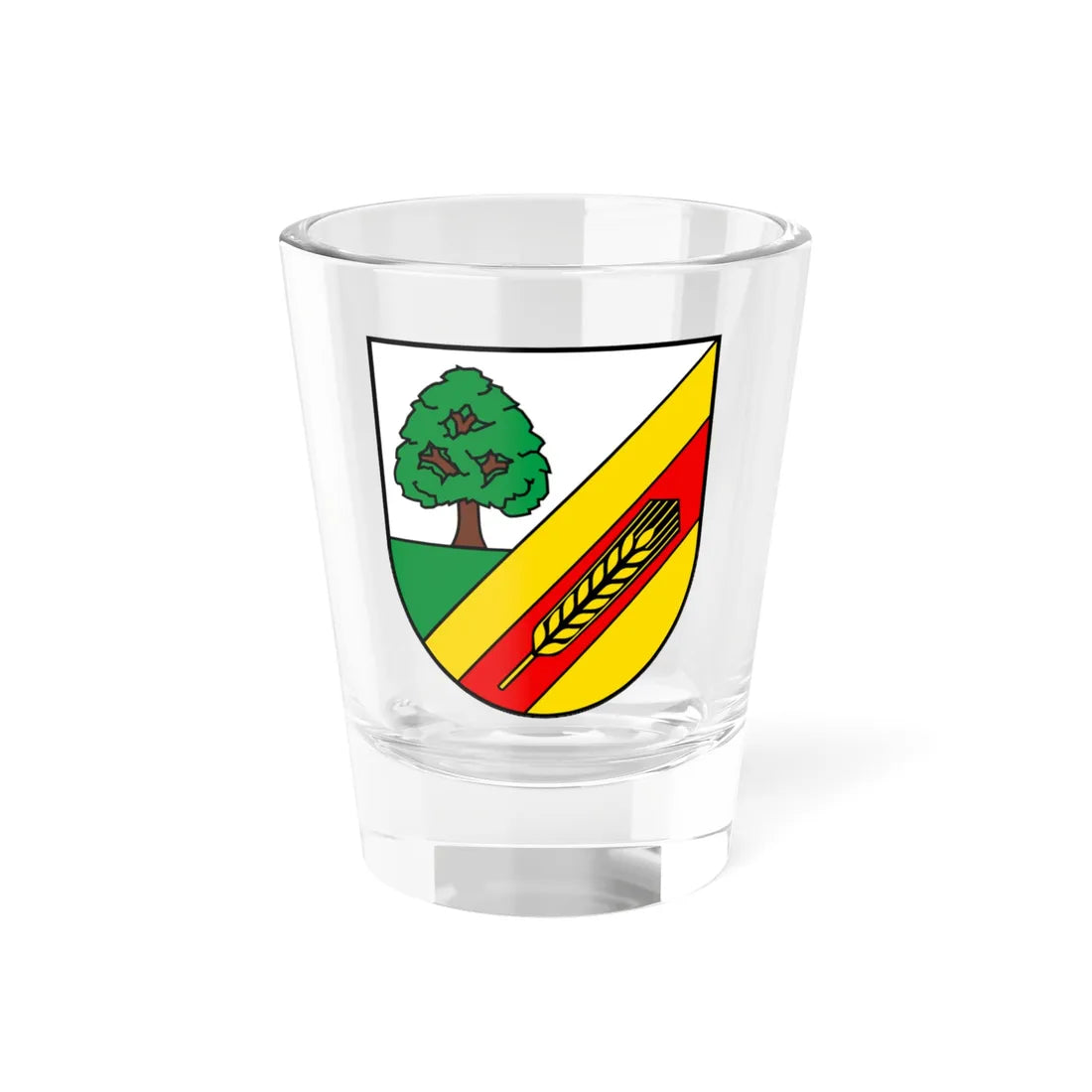 CHE Lüsslingen-Nennigkofen COA (Switzerland) (Coat of Arms) Shot Glass 1.5oz 1.5oz - Go Mug Yourself