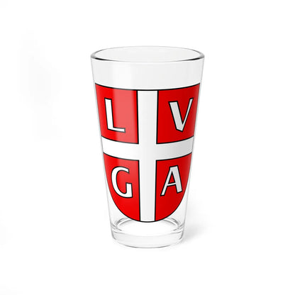 CHE Lugano COA (Switzerland) (Coat of Arms) Pint Glass 16oz 16oz - Go Mug Yourself