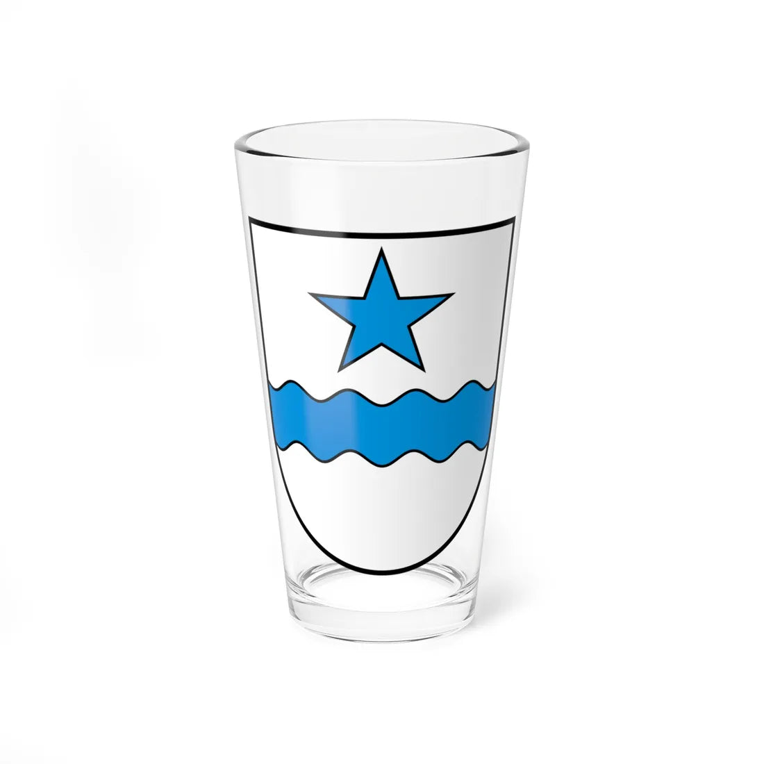 CHE Luterbach COA (Switzerland) (Coat of Arms) Pint Glass 16oz 16oz - Go Mug Yourself