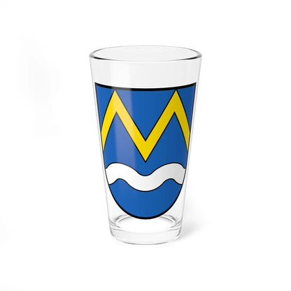 CHE Maggia COA (Switzerland) (Coat of Arms) Pint Glass 16oz 16oz - Go Mug Yourself