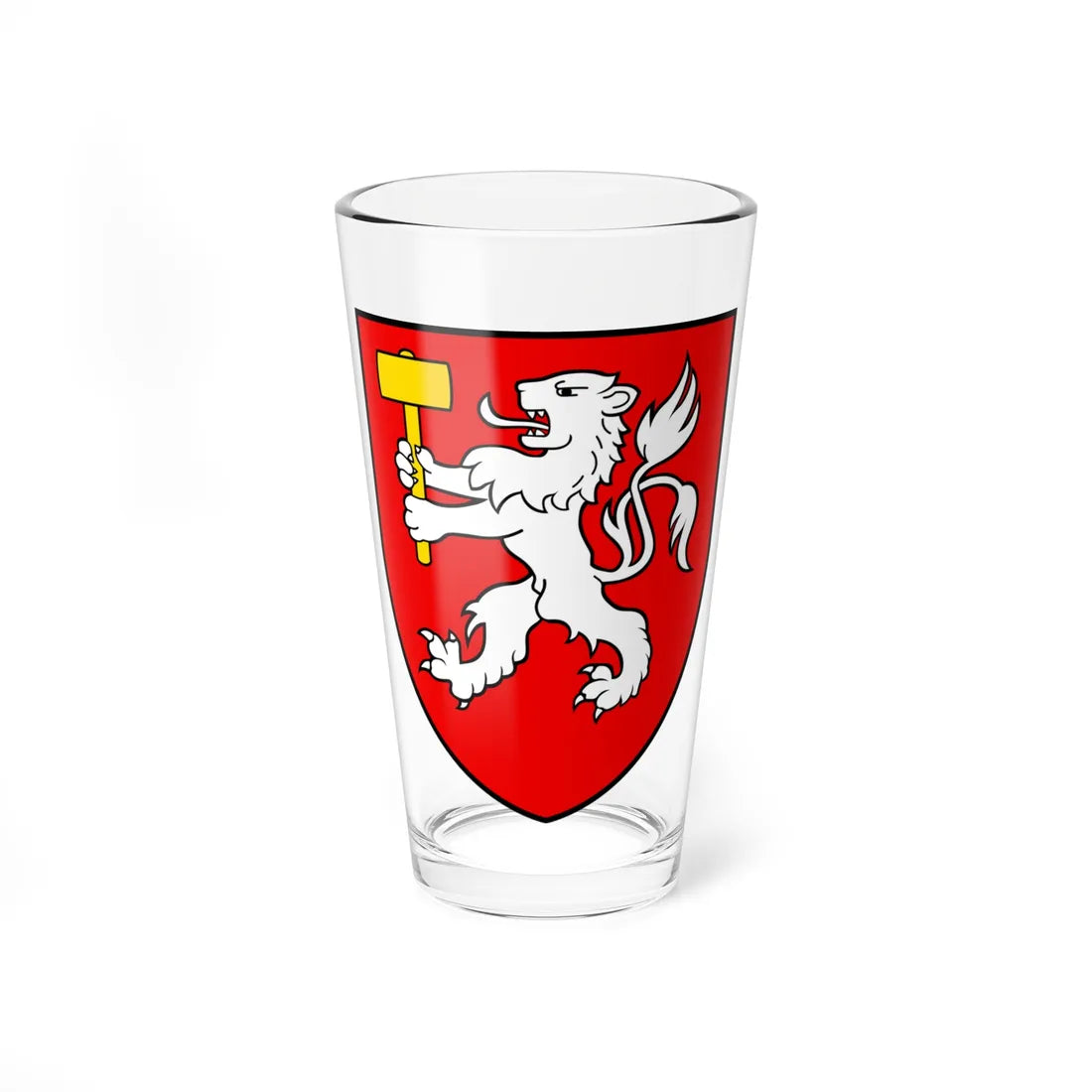 CHE Martigny COA (Switzerland) (Coat of Arms) Pint Glass 16oz 16oz - Go Mug Yourself