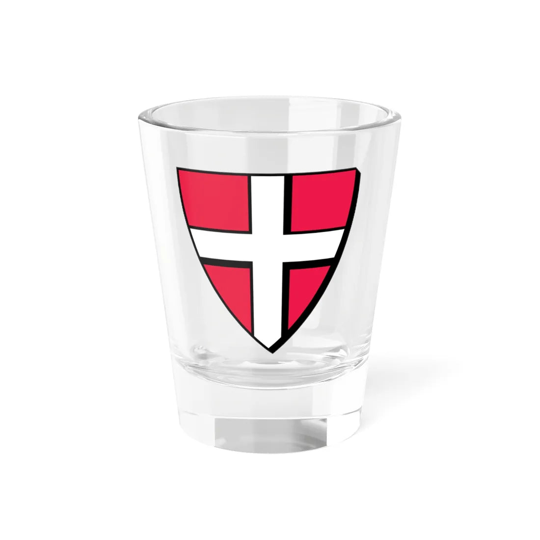 CHE Mendrisio logo COA (Switzerland) (Coat of Arms) Shot Glass 1.5oz 1.5oz - Go Mug Yourself