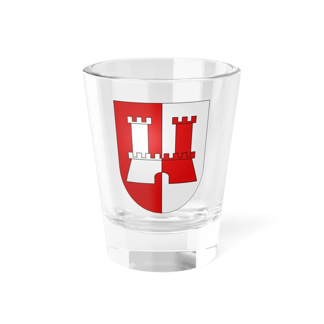 CHE Morbio Inferiore COA (Switzerland) (Coat of Arms) Shot Glass 1.5oz 1.5oz - Go Mug Yourself