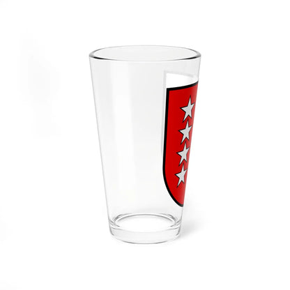CHE Mürren COA (Switzerland) (Coat of Arms) Pint Glass 16oz - Go Mug Yourself