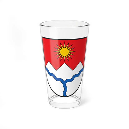 CHE Muntogna da Schons COA (Switzerland) (Coat of Arms) Pint Glass 16oz 16oz - Go Mug Yourself