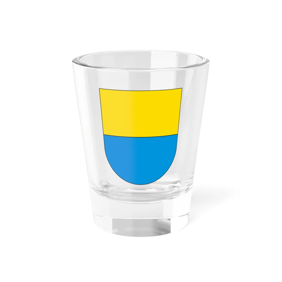 CHE Muzzano COA (Switzerland) (Coat of Arms) Shot Glass 1.5oz 1.5oz - Go Mug Yourself
